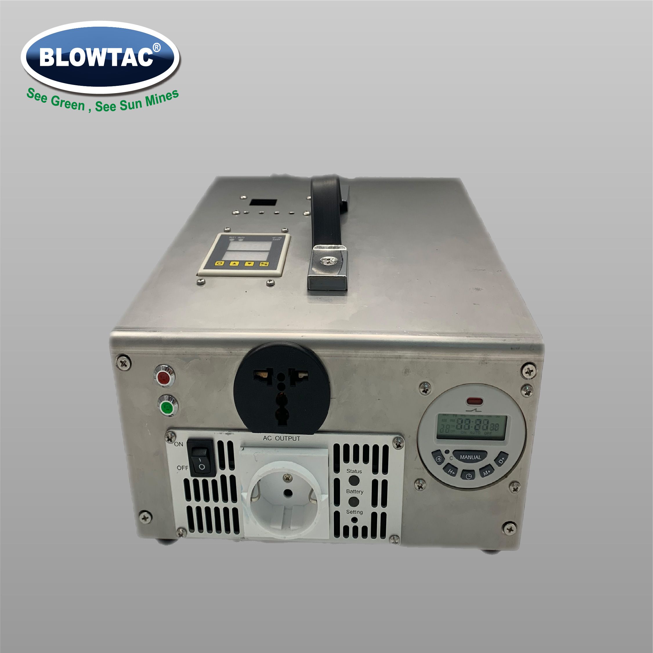 ระบบอินเวอร์เตอร์สลับอัตโนมัติสามระบบ พลังงานแสงอาทิตย์ - แบตเตอรี่ - พลังงานจากกระแสไฟฟ้า